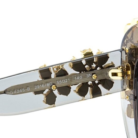 New Dolce&Gabbana Crystal Flower Glasses - Picture 4 of 7